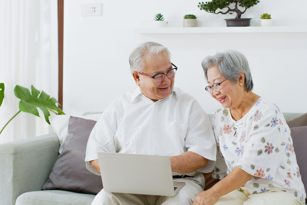 Couple finding out about dementia